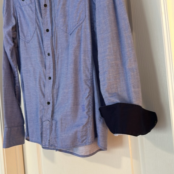 G-Star CL 3D Western Shirt L/S - Button Down Linen - Picture 10 of 13